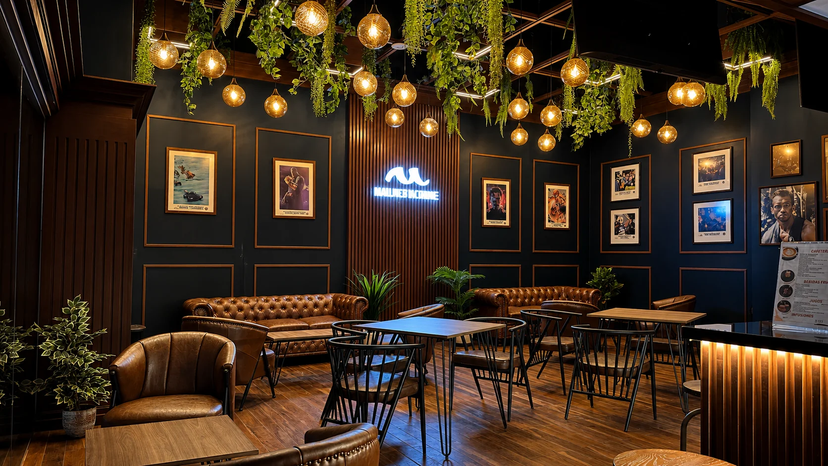 Exploración conceptual de un lounge, visualización asistida por IA