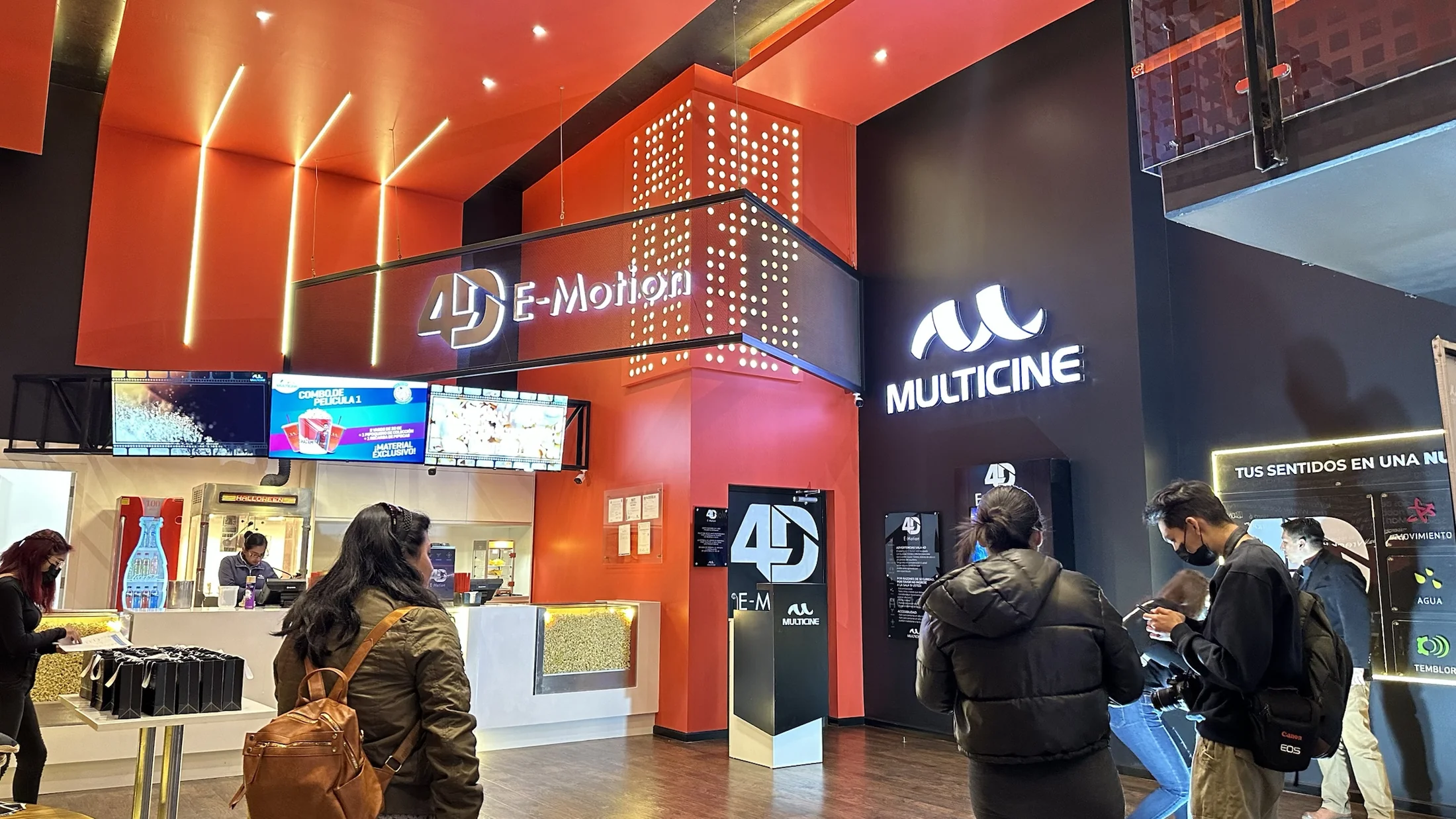 Sala 4D · Multicine, vista 3